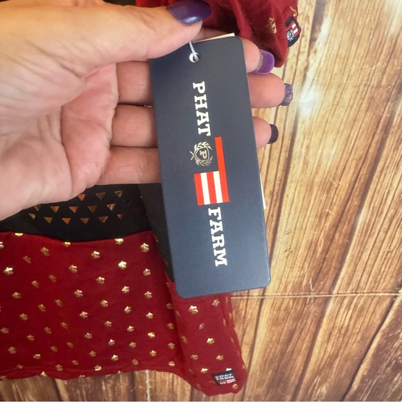 Phat Farm Men’s Short Sleeve Hustle Foil Print with Dollar Signs T-Shirt Size L - Picture 10 of 11